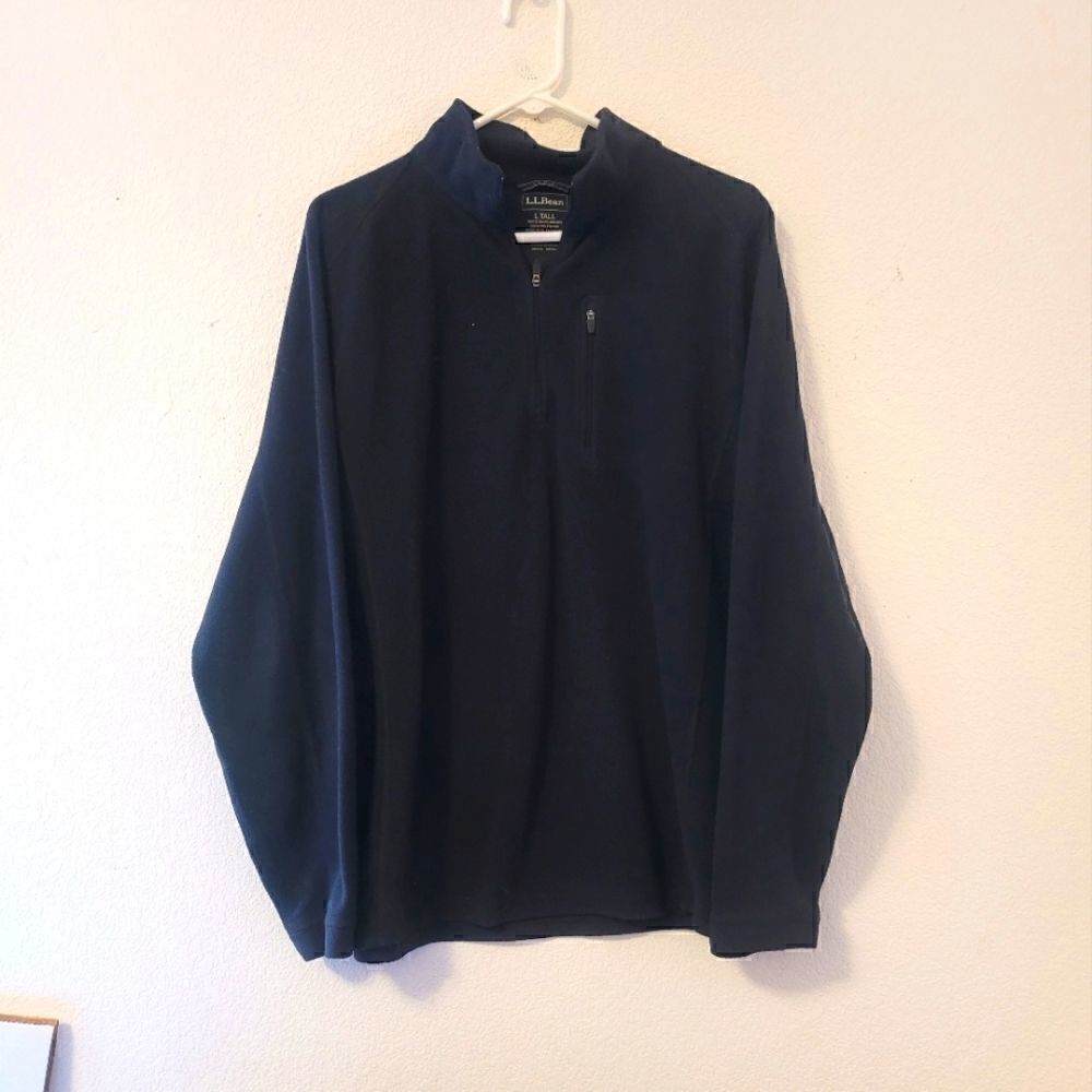 L.L. Bean fleece sweater men large tall